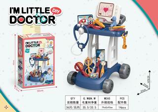 DOCTOR SET W/LIGHT & SOUND 14PCS,