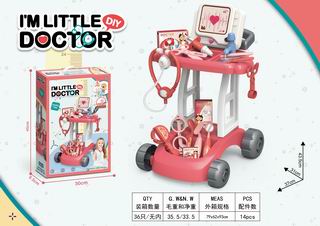 DOCTOR SET W/LIGHT & SOUND 14PCS,