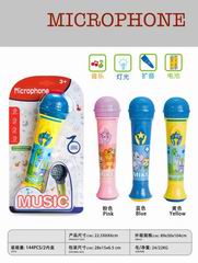 MICROPHONE W/LIGHT & MUSIC,