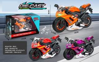 1:32 PULL BACK DIE-CAST CAR W/LIGHT & MUSIC,