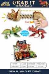 GRABIT RETRACTABLE DINOSAUR 12PCS,