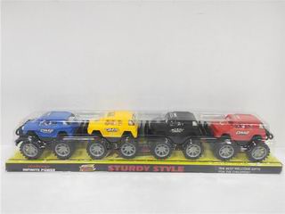 FRICTION CAR 4PCS,