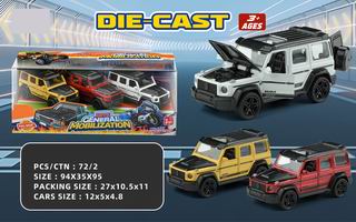 1:36 PULL BACK DIE-CAST CAR 3PCS,