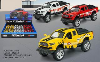 1:32 PULL BACK DIE-CAST CAR 12PCS,