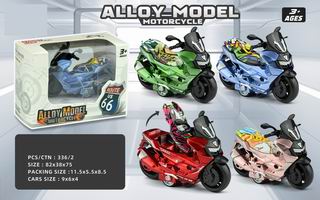 1:36 PULL BACK DIE-CAST MOTORCYCLE,
