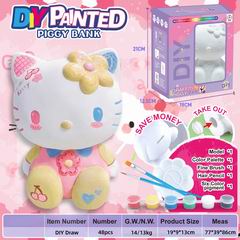 DIY PAINTED PIGGY BANK,