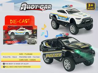 1:32 PULL BACK DIE-CAST CAR W/LIGHT & MUSIC,
