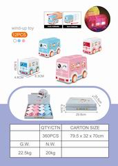 FRICTION AMBULANCE W/LIGHT 12PCS,