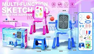 4 IN 1 WRITING BOARD W/CHAIR,
