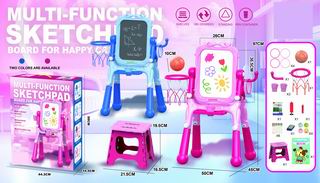 4 IN 1 WRITING BOARD W/CHAIR,