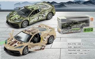 1:32 PULL BACK DIE-CAST CAR W/LIGHT & MUSIC,