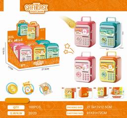 SAFE CASE PIGGY BANK 6PCS,