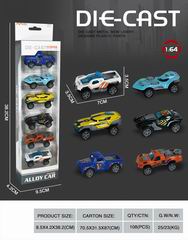 1:64 DIE-CAST CAR 6PCS,
