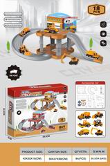 DIE-CAST CITY GARAGE ASSEMBLED RALL 18PCS,