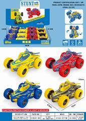 FRICTION STUNT CAR W/LIGHT 12PCS,