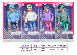 11.5 INCH DOLL 8PCS,