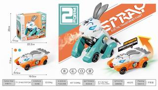 B/O DEFORMATION CAR W/SPARY,