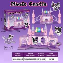 CASTLE W/LIGHT & MUSIC,