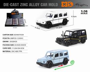 1:36 PULL BACK DIE-CAST CAR 12PCS,