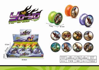 YO-YO W/LIGHT 12PCS,