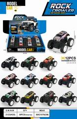 FRICTION DIE-CAST CAR 12PCS,