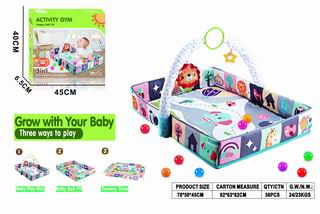 3 IN 1 ACTIVITY GYM HAPPY BALL PIT,