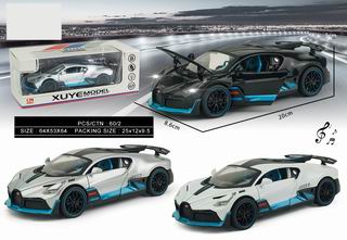 1:24 PULL BACK DIE-CAST CAR W/LIGHT & MUSIC,