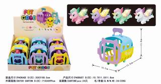 PULL LINE UNICORN W/LIGHT 6PCS,