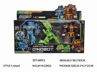DEFORMATION DINOSAUR 3PCS,