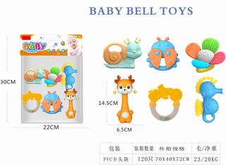 BABY RATTLES 6PCS,
