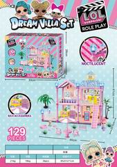 DIY VILLA SET 129PCS,