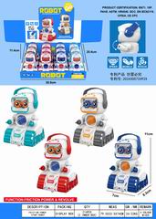 FRICTION GEAR ROBOT 12PCS,