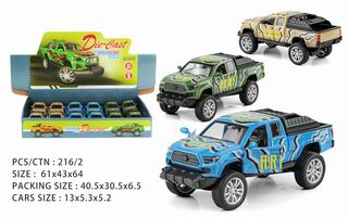 1:32 PULL BACK DIE-CAST CAR 12PCS,