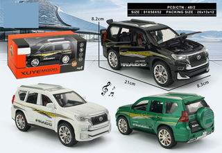 1:24 PULL BACK DIE-CAST CAR W/LIGHT & MUSIC,