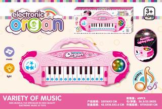 ELECTRONIC ORGAN W/MUSIC,