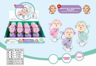 WAND UP MONKEY 12PCS,