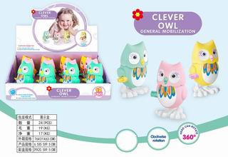 WAND UP OWL 12PCS,