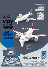 FRICTION STORY MACHINE W/LIGHT & MUSIC 6PCS,