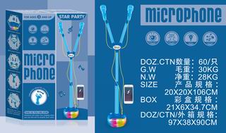 MICROPHONE W/LIGHT & MUSIC,