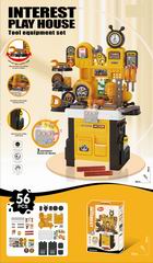 TOOL EQULPMENT SET W/LIGHT & MUSIC 56PCS,