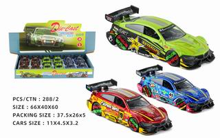 1:36 PULL BACK DIE-CAST CAR 12PCS,