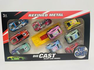 1:64 PULL BACK DIE-CAST CAR 9PCS,