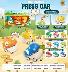 PRESS DINOSAUR 3PCS,