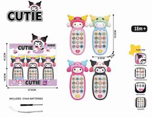 STITCH MOBILE PHONE W/LIGHT & MUSIC 12PCS,