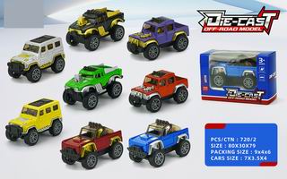 1:64 PULL BACK DIE-CAST CAR,