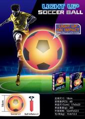 18CM FOOTBALL W/LIGHT,