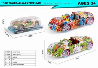 1:18 FRICTION CAR W/LIGHT,