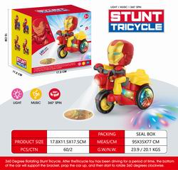 B/O STUNT TRICYCLE W/LIGHT & MUSIC & PROJECTION,
