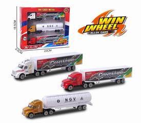SLIDE DIE-CAST TRUCK 3PCS,