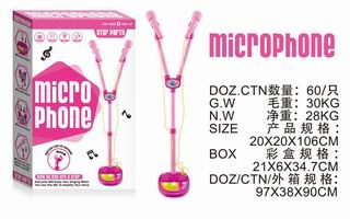 MICROPHONE W/LIGHT & MUSIC,